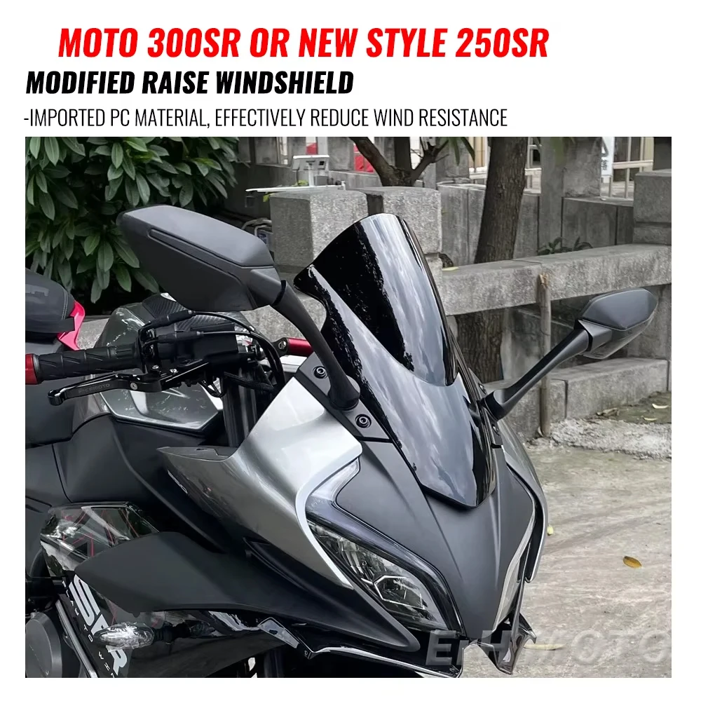 FOR CFMOTO 300SR 250SRS 300 SR 250 SRS Modified Competitive Windshield Modify Accessories Windscreen Cover Wind Shield
FOR CFMOTO 300SR 250SRS 300 SR 250 SRS Modified Competitive Windshield Modify Accessories Windscreen Cover Wind Shield