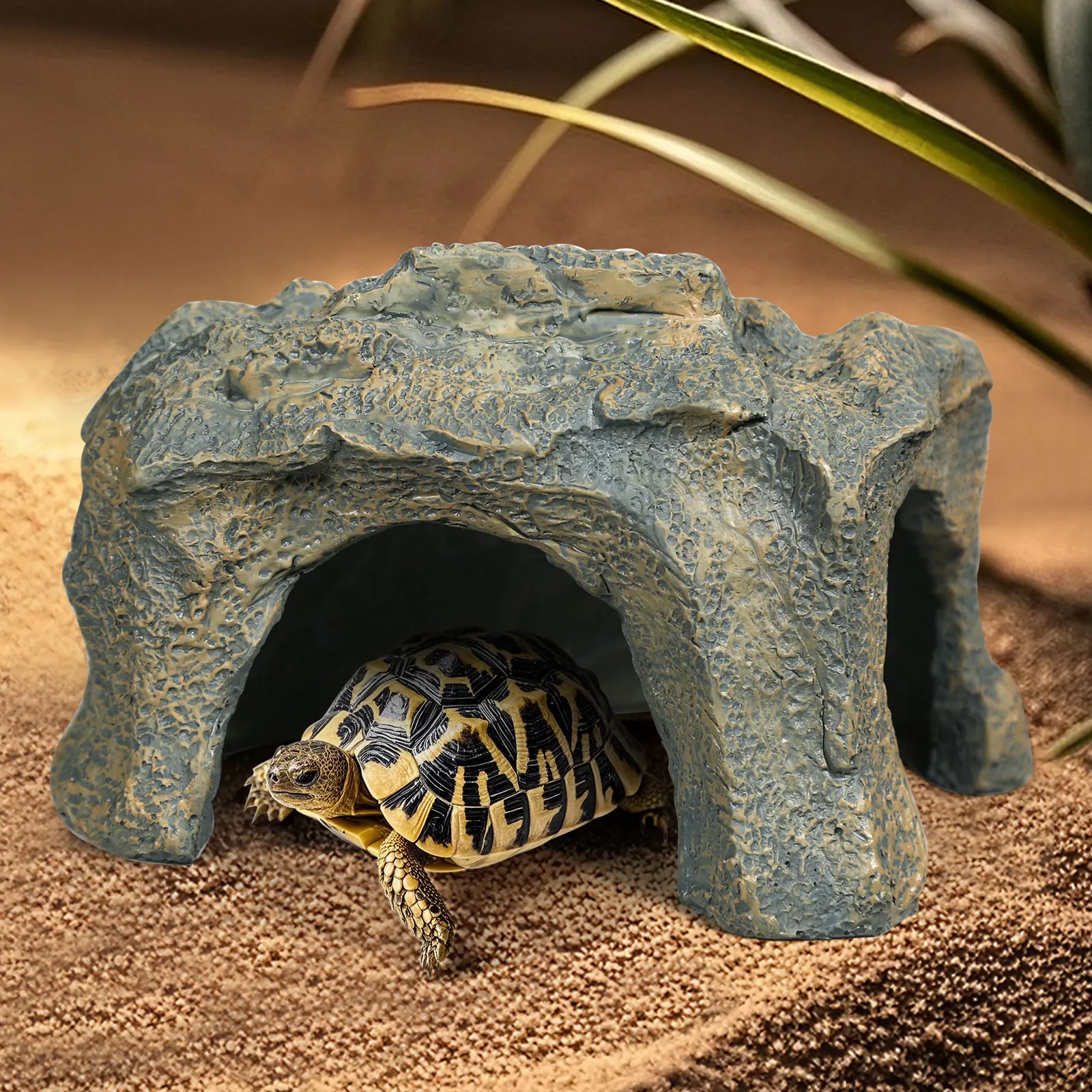 Simulated Rock Reptile Hiding Cave, Suitable for Turtles, Lizards, Geckos, and Snakes, Resin Material
Simulated Rock Reptile Hiding Cave, Suitable for Turtles, Lizards, Geckos, and Snakes, Resin Material