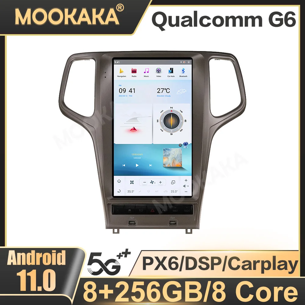 Автомобильный радиоприемник Tesla Style Android для Jeep Grand Cherokee 2010-2019 мультимедийный плеер GPS навигация DSP стерео головное устройство PX6
Автомобильный радиоприемник Tesla Style Android для Jeep Grand Cherokee 2010-2019 мультимедийный плеер GPS навигация DSP стерео головное устройство PX6
