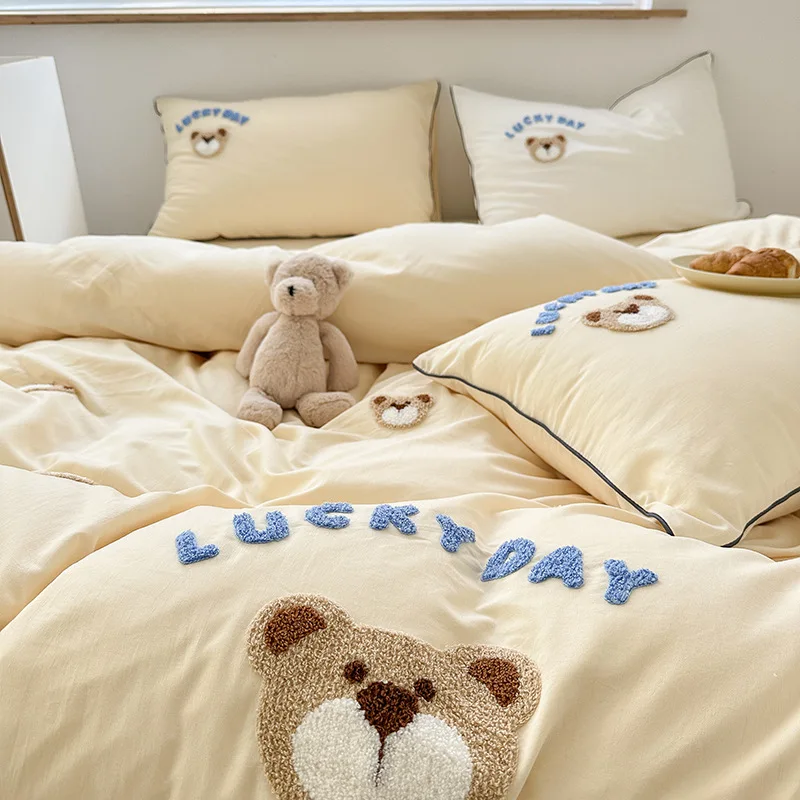 3PCS Baby Cartoon Bear Bedding Set For Newborns Soft Cotton Crib Bedding Set For Girl Bed Linen For Kid Baby Nursery Decor
3PCS Baby Cartoon Bear Bedding Set For Newborns Soft Cotton Crib Bedding Set For Girl Bed Linen For Kid Baby Nursery Decor
