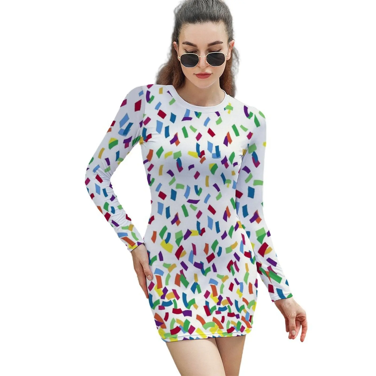 Confetti Celebration!! Long-Sleeved Sheath Dress party dresses woman clothes for woman
Confetti Celebration!! Long-Sleeved Sheath Dress party dresses woman clothes for woman