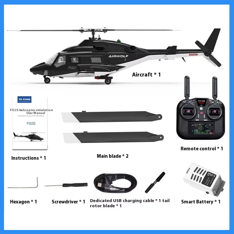 Yuxiang F02s Flying Wolf Armed Remote Control Helicopter Gps Positioning Automatic Return 1:34 Remote Control Aircraft 6-Channel
Yuxiang F02s Flying Wolf Armed Remote Control Helicopter Gps Positioning Automatic Return 1:34 Remote Control Aircraft 6-Channel