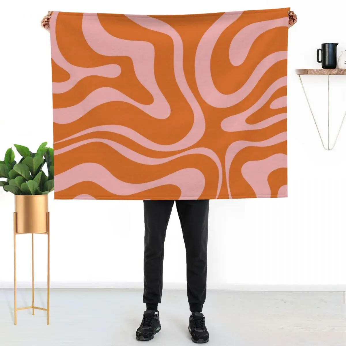 Liquid Candy Retro Abstract Pattern in Pink and Orange Throw Blanket Luxurious Soft Blanket Holiday Gift for Family
Liquid Candy Retro Abstract Pattern in Pink and Orange Throw Blanket Luxurious Soft Blanket Holiday Gift for Family