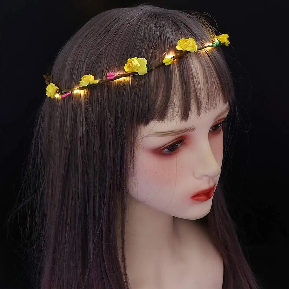 Светящийся LED-венок для волос на день рождения, для невесты и подружек невесты, пляжный венок, цветочные короны
Светящийся LED-венок для волос на день рождения, для невесты и подружек невесты, пляжный венок, цветочные короны