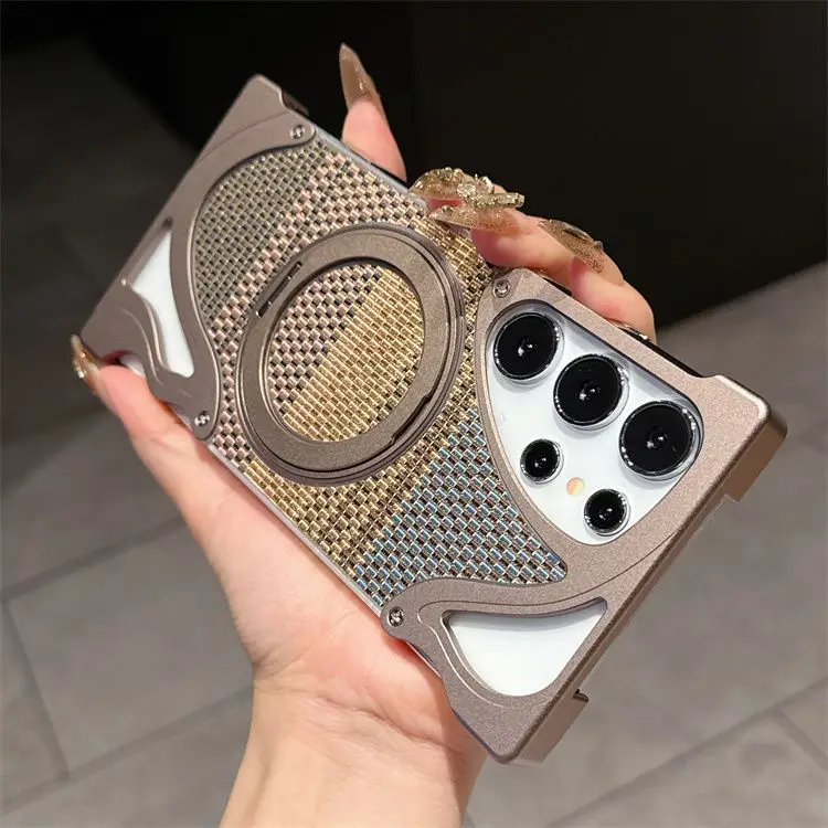 Suitable for Galaxy s26/S25U/24U/23 Ultra borderless phone cases with gold, silver, and gold metal frames for couples
Suitable for Galaxy s26/S25U/24U/23 Ultra borderless phone cases with gold, silver, and gold metal frames for couples