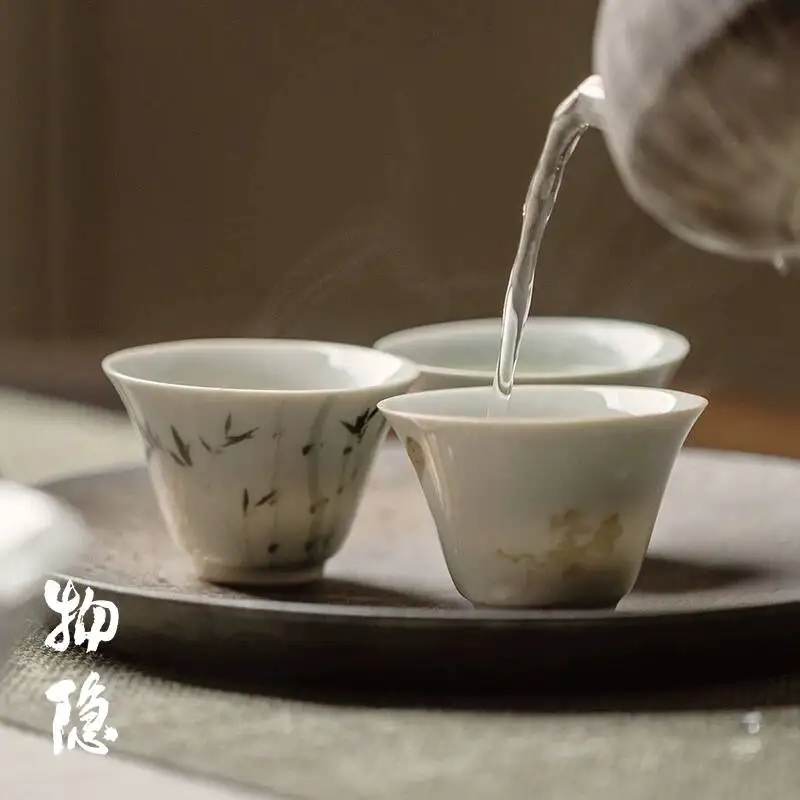 Wuyintang ancient Green Hand Painted Asparagus Fern And Calamus Set Home Use Kung Fu Set Small Spout Tea Cup For Tasting
Wuyintang ancient Green Hand Painted Asparagus Fern And Calamus Set Home Use Kung Fu Set Small Spout Tea Cup For Tasting