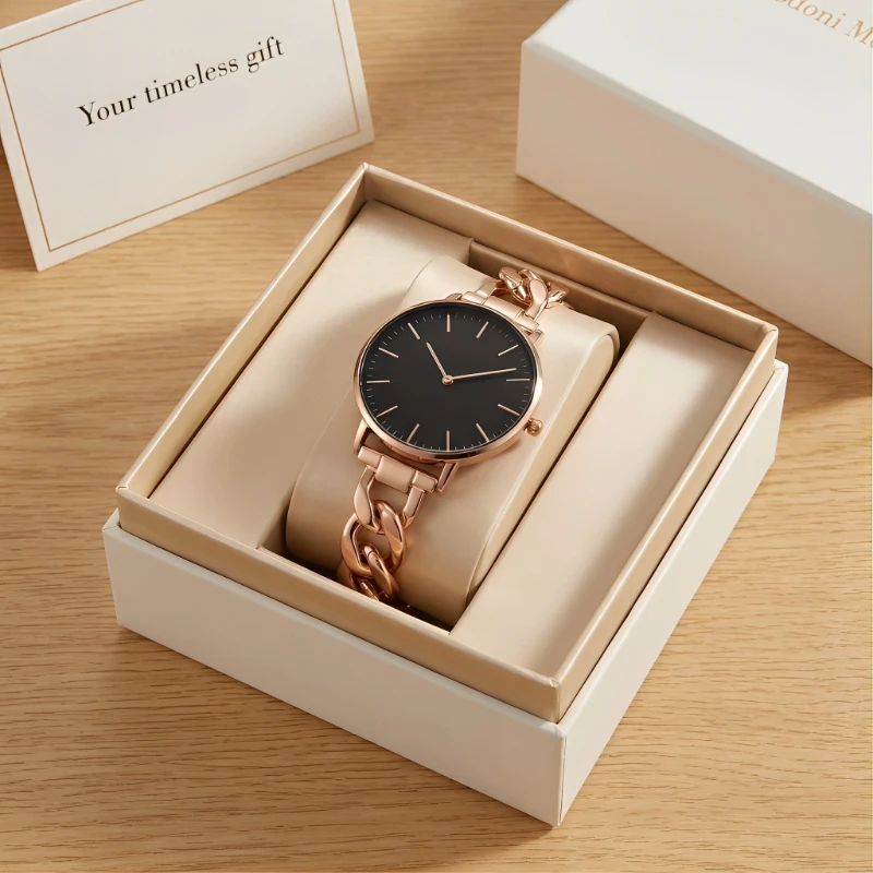 Luxury Rose Gold Watches for Woman Minimalist Casual Ladies Quartz Clock Fashion Women's Chain Wristwatch Montre Femme Relogio
Luxury Rose Gold Watches for Woman Minimalist Casual Ladies Quartz Clock Fashion Women's Chain Wristwatch Montre Femme Relogio