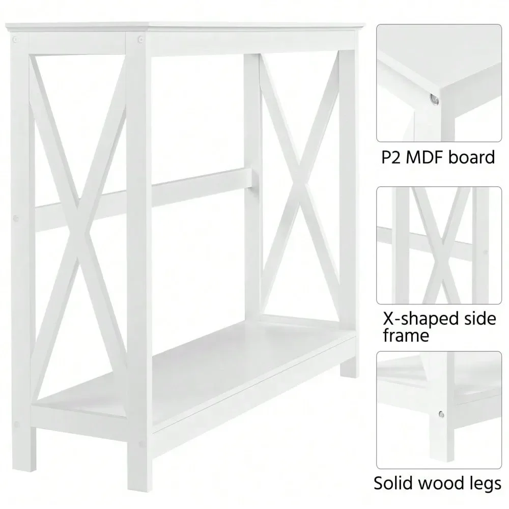 1PC 2Tier Industrial Narrow Sofa Table Console Table For Entryway Living Room
1PC 2Tier Industrial Narrow Sofa Table Console Table For Entryway Living Room