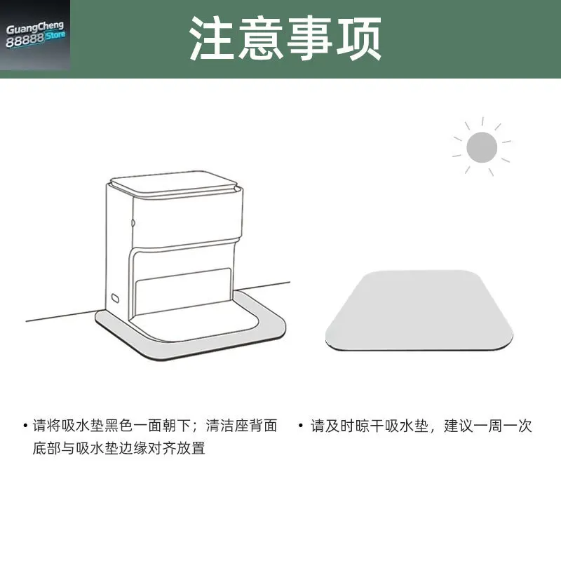 Waterproof Pad Absorbent pad For xiaomi Roborock /Ecovacs/Narwal Robot Vacuum Cleaner Parts
Waterproof Pad Absorbent pad For xiaomi Roborock /Ecovacs/Narwal Robot Vacuum Cleaner Parts