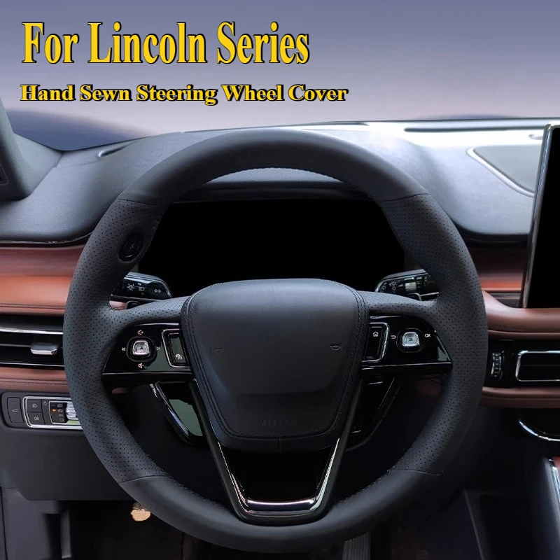 DIY Hand Sewn Anti Slip Steering Wheel Cover Wrap For Lincoln Z Corsair Nautilus Aviator MKZ 2024 Car Interior Accessories
DIY Hand Sewn Anti Slip Steering Wheel Cover Wrap For Lincoln Z Corsair Nautilus Aviator MKZ 2024 Car Interior Accessories