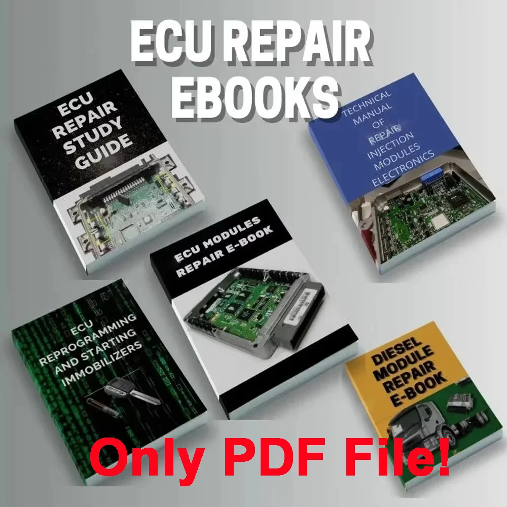 5 Packs ECU Repair Study Guide English EBooks PDF File Repairing Injection Modules Manuals Car Diagnostic Teaching Materials
5 Packs ECU Repair Study Guide English EBooks PDF File Repairing Injection Modules Manuals Car Diagnostic Teaching Materials