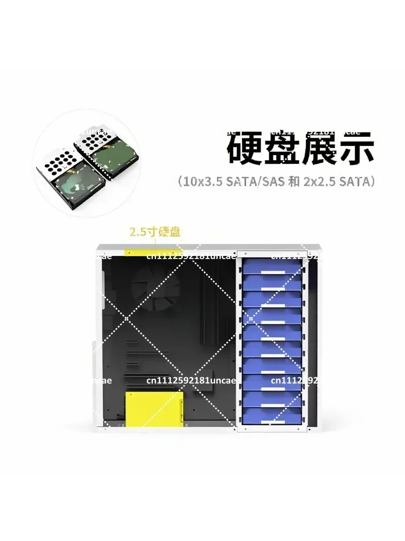 B10 10-Bay NAS Chassis ATX Large Power Full Height Black Storage Server Case for Home And Business Use
B10 10-Bay NAS Chassis ATX Large Power Full Height Black Storage Server Case for Home And Business Use