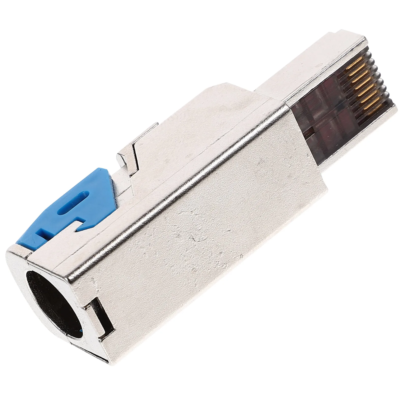 Pressure-free Connector Shielded Cat7 Ethernet Plug Metal Copper Network Cable Pass Through Crimp for Router
Pressure-free Connector Shielded Cat7 Ethernet Plug Metal Copper Network Cable Pass Through Crimp for Router