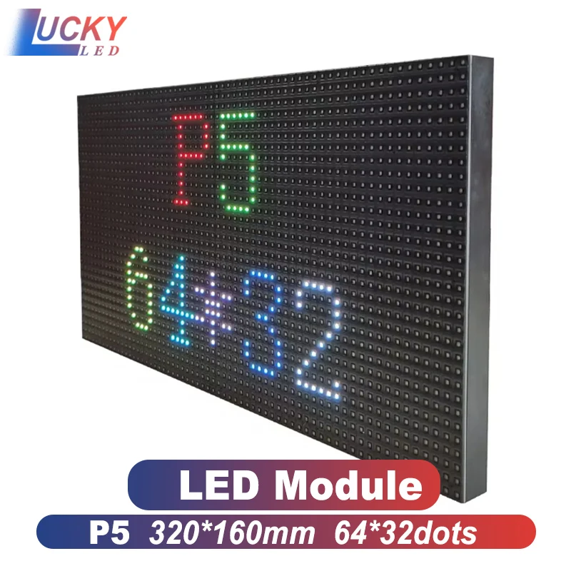 P5 Indoor Matrix Panel RGB 320x160 Module LED Full-Color Display SMD2121 Light 64x32 Pixels 16Scan Screen Advertising Video Wall
P5 Indoor Matrix Panel RGB 320x160 Module LED Full-Color Display SMD2121 Light 64x32 Pixels 16Scan Screen Advertising Video Wall