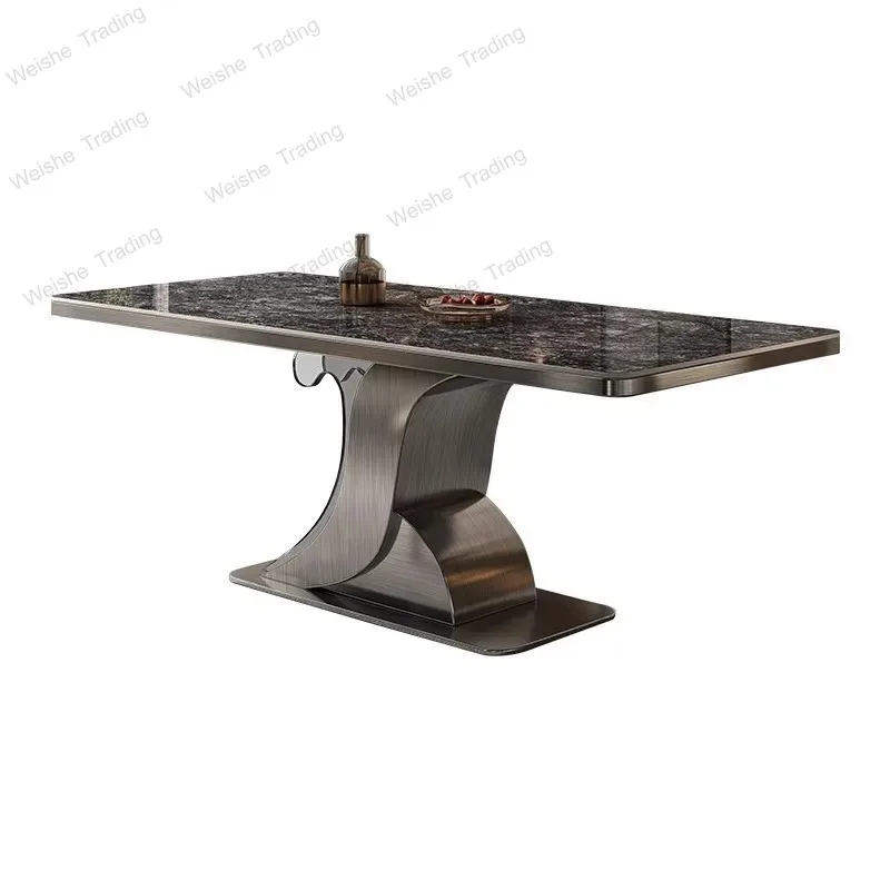 Light luxury rock slab dining table Luxury stone home
Light luxury rock slab dining table Luxury stone home