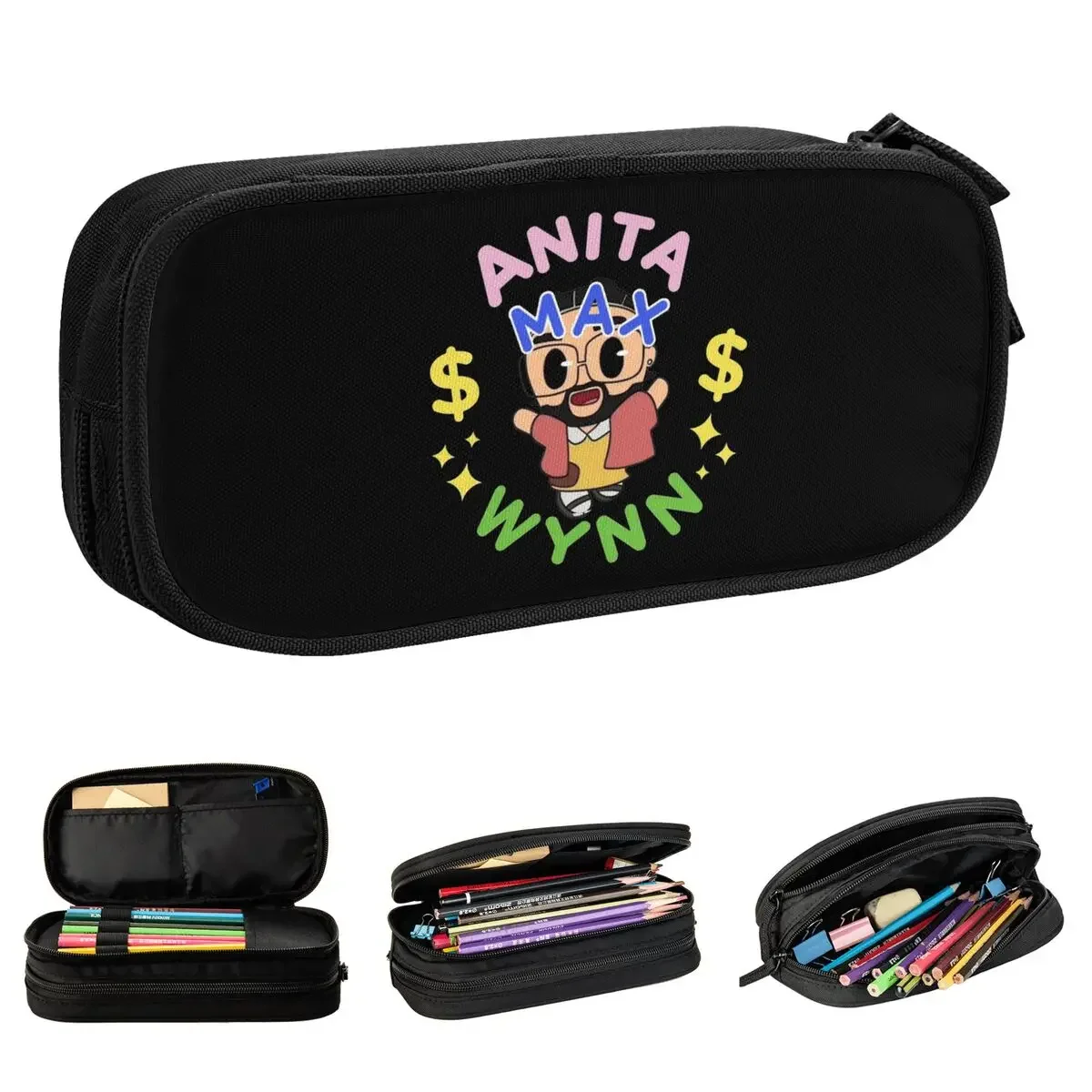 Anita Max Wynn Pencil Case Creative Cute Pen Holder Bag for Student Big Capacity Students School Cosmetic Box
Anita Max Wynn Pencil Case Creative Cute Pen Holder Bag for Student Big Capacity Students School Cosmetic Box