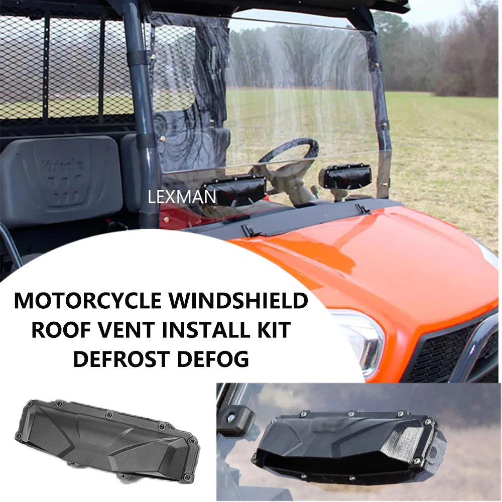 Комплект для установки вентиляционного отверстия на крыше лобового стекла мотоцикла, размораживание, запотевание, черный, подходит для любого лобового стекла из поликарбоната с твердым покрытием
Комплект для установки вентиляционного отверстия на крыше лобового стекла мотоцикла, размораживание, запотевание, черный, подходит для любого лобового стекла из поликарбоната с твердым покрытием