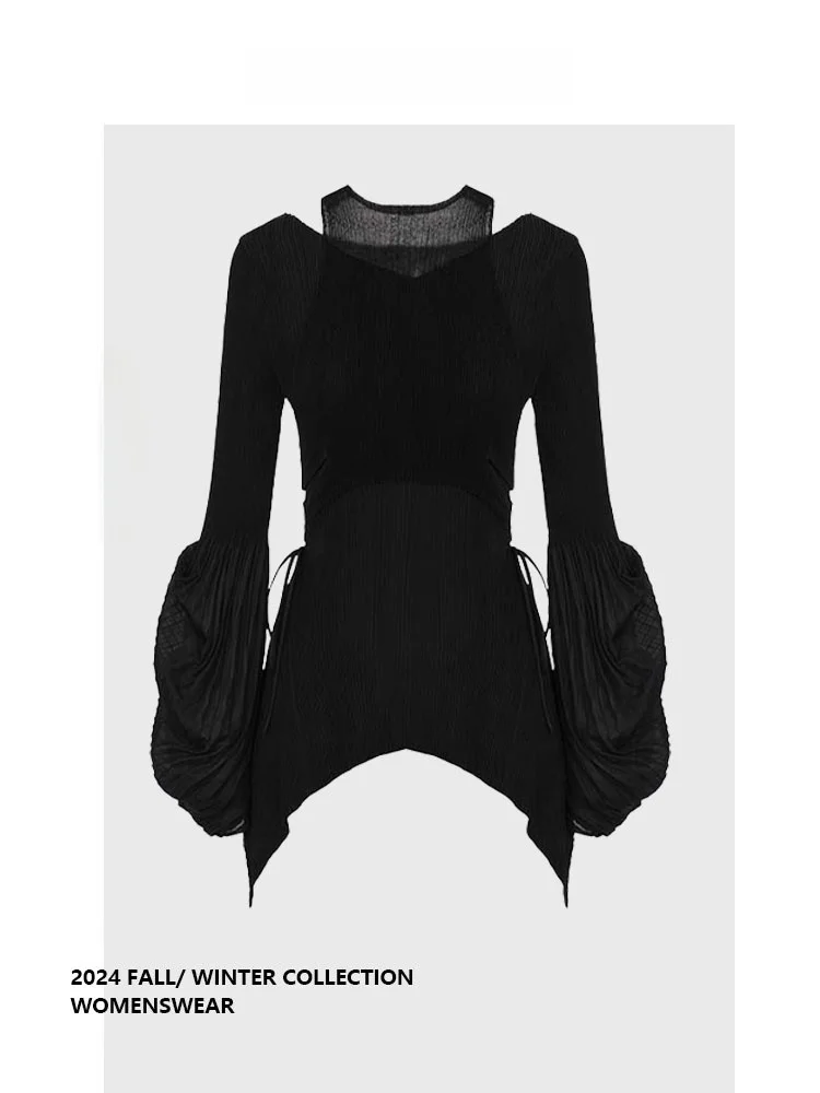 Женская приталенная блузка Forever 2 с рукавами-колокол и поясом, осенняя новинка, для повседневной носки, подходит для фигуры типа «груша», с длинными рукавами, другие модели
Женская приталенная блузка Forever 2 с рукавами-колокол и поясом, осенняя новинка, для повседневной носки, подходит для фигуры типа «груша», с длинными рукавами, другие модели