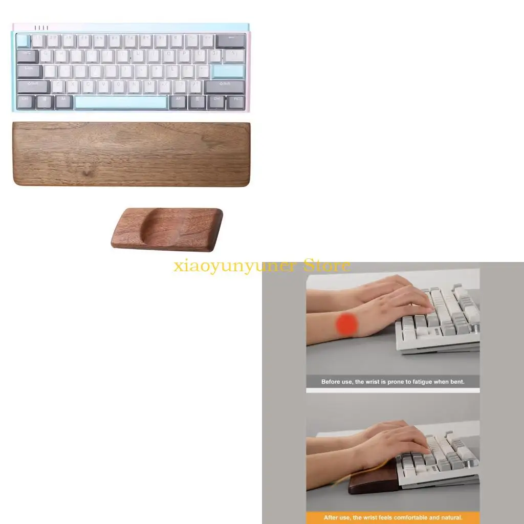 P9JB Wooden Keyboard And Mouse Wrist Rest Set With AntiSlip Base For Comfortable Typing And Gaming
P9JB Wooden Keyboard And Mouse Wrist Rest Set With AntiSlip Base For Comfortable Typing And Gaming
