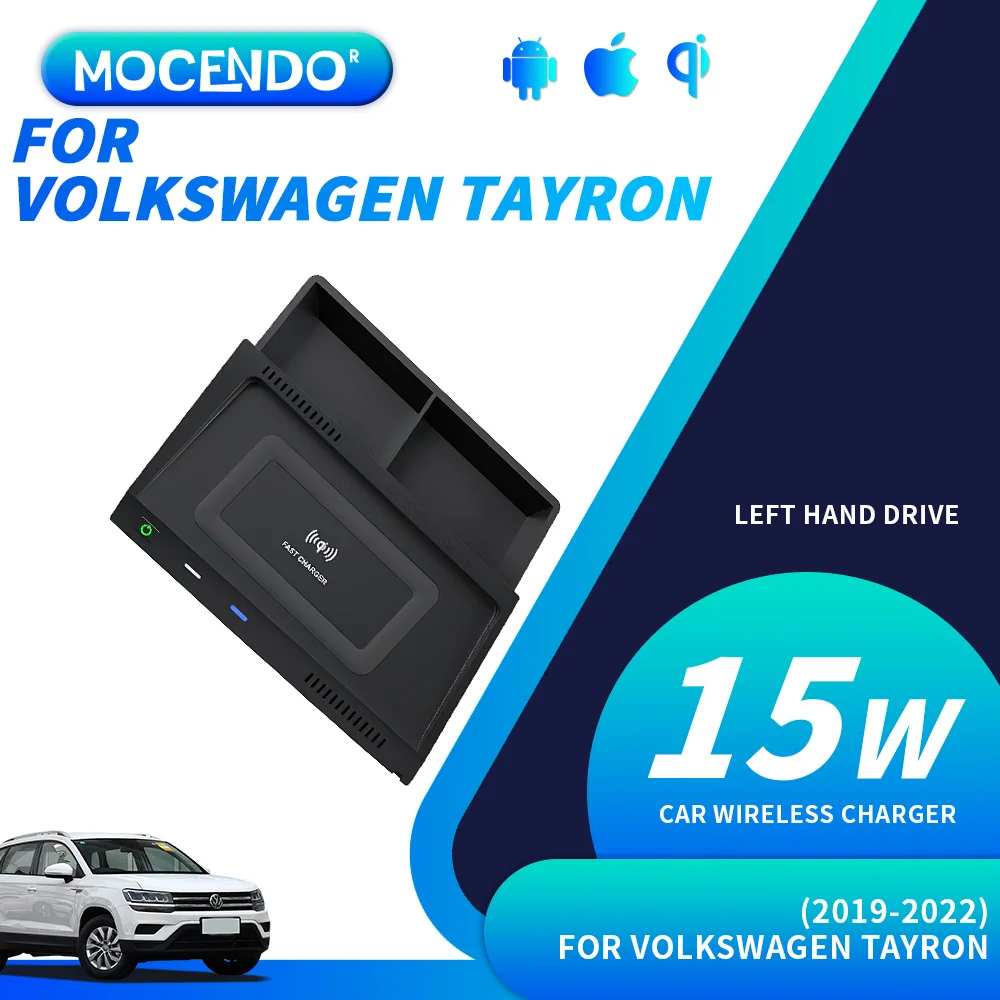 For Volkswagen Tayron 2019-2022 Fast Charging Wireless Car Charger 15W Center Console Storage Pad Mat Car Accessories Tools
For Volkswagen Tayron 2019-2022 Fast Charging Wireless Car Charger 15W Center Console Storage Pad Mat Car Accessories Tools