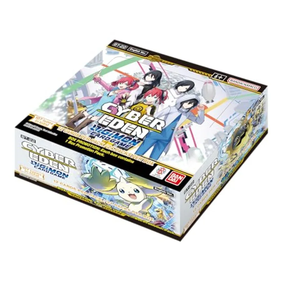 BANDAI Digimon Card Game: Booster Set Cyber Eden BT22 Trading Card Booster Display Ages 6+ 2 Players 2030 Minutes Playing Time
BANDAI Digimon Card Game: Booster Set Cyber Eden BT22 Trading Card Booster Display Ages 6+ 2 Players 2030 Minutes Playing Time