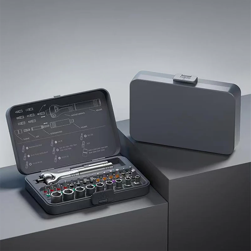 Набор магнитных отверток Galacok 25/40 в 1 с механизмом на 45 зубцов, магнитный набор инструментов с кейсом для ремонта компьютеров
Набор магнитных отверток Galacok 25/40 в 1 с механизмом на 45 зубцов, магнитный набор инструментов с кейсом для ремонта компьютеров