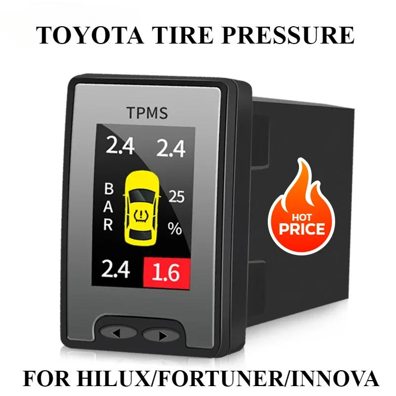 Tire Pressure Monitoring Systems BOD for Toyota HILUX Fortuner Innova Hilux Accessories FORTUNER Modified Parts Toyota Parts
Tire Pressure Monitoring Systems BOD for Toyota HILUX Fortuner Innova Hilux Accessories FORTUNER Modified Parts Toyota Parts