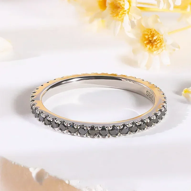 1.4mm D Color Full Eternity Stacktable Moissanite Ring For Women 925 Sterling Silver Engagement Wedding Band Party Jewelry
1.4mm D Color Full Eternity Stacktable Moissanite Ring For Women 925 Sterling Silver Engagement Wedding Band Party Jewelry