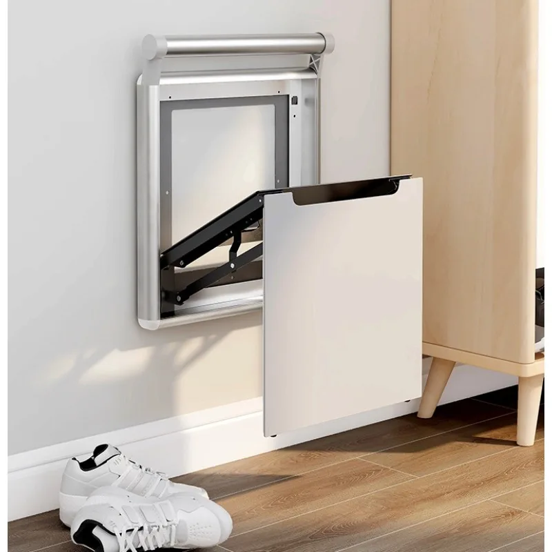 The first point is suitable for aging, folding shoe changing stool, wall-mounted invisible entry door shoe stool with armrests
The first point is suitable for aging, folding shoe changing stool, wall-mounted invisible entry door shoe stool with armrests