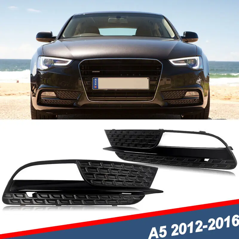 For AUDI A5 2012-16 Right +Left Front Lower Bumper Grille Grill Fog Light Cover
For AUDI A5 2012-16 Right +Left Front Lower Bumper Grille Grill Fog Light Cover
