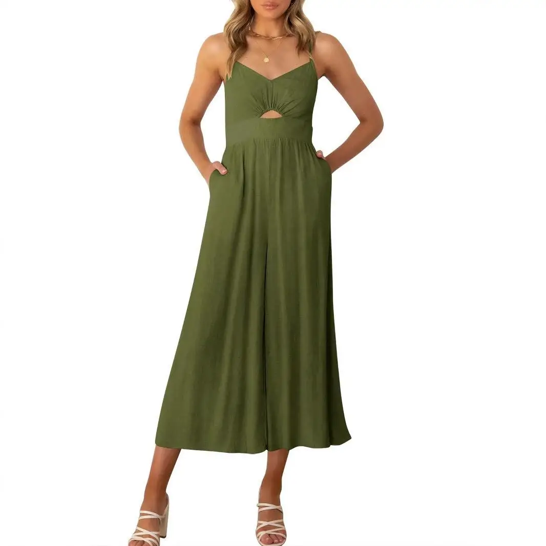 Low-Waist Svel Cotton Hollow Splicing Susp Long Pants Thin Sle Commute Faion Ladies' Overall Clothes
Low-Waist Svel Cotton Hollow Splicing Susp Long Pants Thin Sle Commute Faion Ladies' Overall Clothes