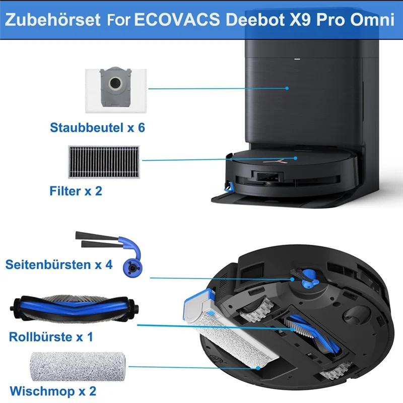 【Горячая распродажа!】Аксессуары для запасных частей для пылесоса Ecovacs Deebot X9 PRO Omni
【Горячая распродажа!】Аксессуары для запасных частей для пылесоса Ecovacs Deebot X9 PRO Omni