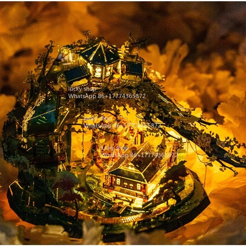 Taohuayuan 3D Three-dimensional Metal Building Assembly Model Adult Handmade Ornament
Taohuayuan 3D Three-dimensional Metal Building Assembly Model Adult Handmade Ornament