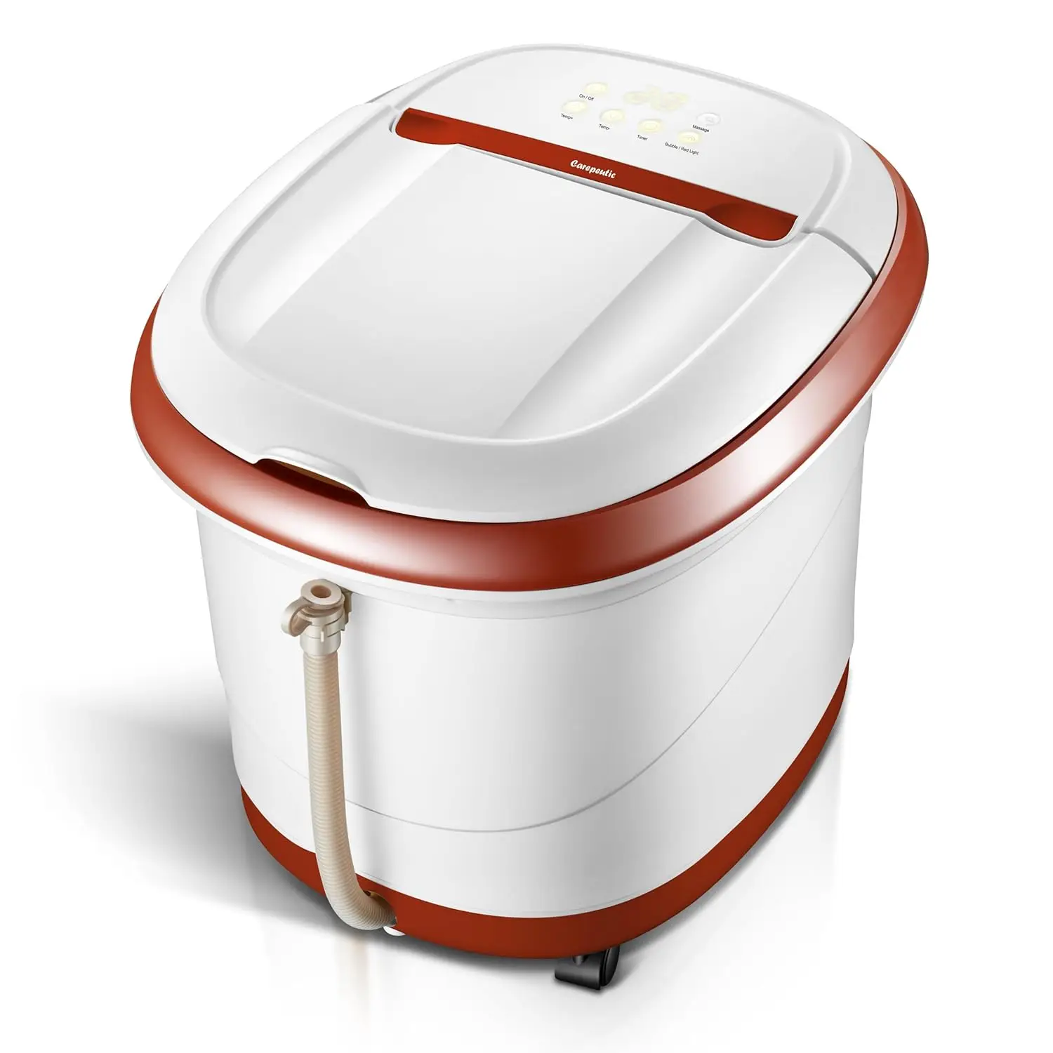Automatic Water Rolling Foot Spa Bathing Massager, with Heat, Bubble & Rolling Massage, Electric Foot Soak Tub with Water
Automatic Water Rolling Foot Spa Bathing Massager, with Heat, Bubble & Rolling Massage, Electric Foot Soak Tub with Water