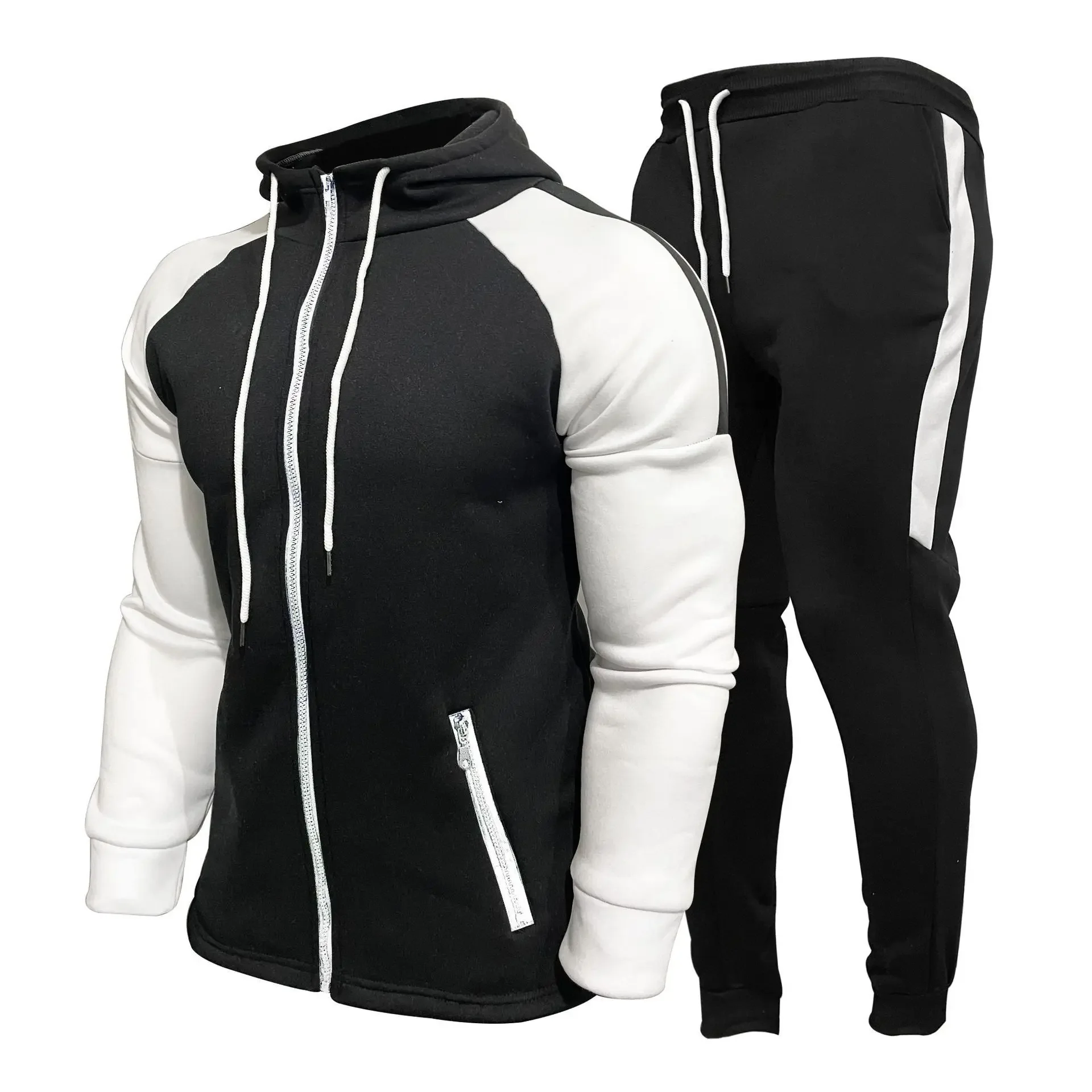 A popular men's fleece warm cardigan sports sweatshirt set for autumn and winter, suitable for parties and casual daily wear
A popular men's fleece warm cardigan sports sweatshirt set for autumn and winter, suitable for parties and casual daily wear