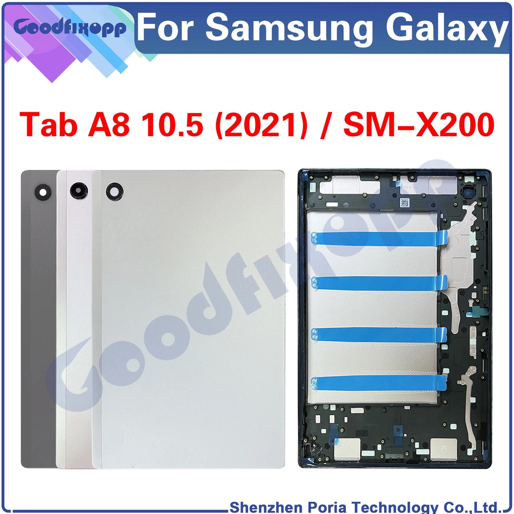 Задняя крышка батарейного отсека для Samsung Galaxy Tab A8 10,5 (2021) SM-X200 x200
Задняя крышка батарейного отсека для Samsung Galaxy Tab A8 10,5 (2021) SM-X200 x200