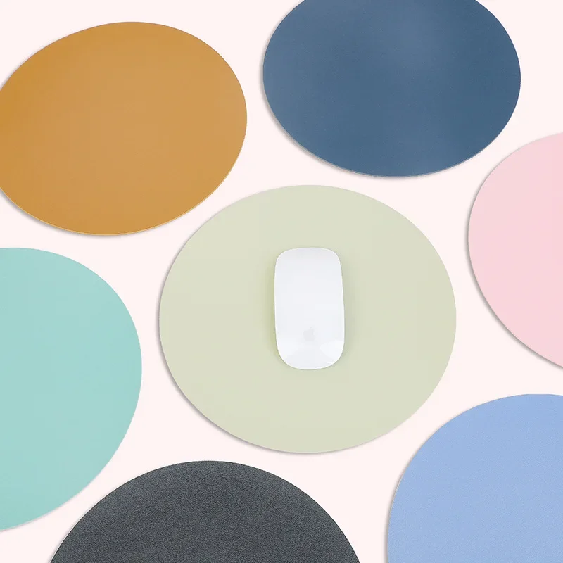 Round Mouse Pad Single-sided Solid Color Universal Non-slip Pad Mouse Pad Suitable for Laptop Office PU Gaming Mouse Pad Mauspad
Round Mouse Pad Single-sided Solid Color Universal Non-slip Pad Mouse Pad Suitable for Laptop Office PU Gaming Mouse Pad Mauspad