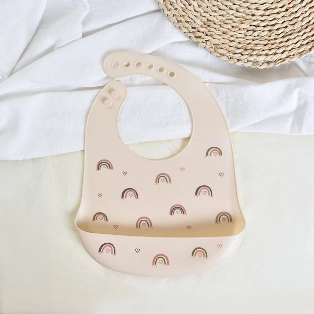 Soft Silicone Baby Bibs Waterproof with Food Catcher Children Drool Bibs Adjustable Teething Drooling Bib
Soft Silicone Baby Bibs Waterproof with Food Catcher Children Drool Bibs Adjustable Teething Drooling Bib