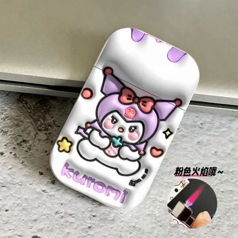 Creative Windproof Kawaii Kuromi Pattern Lighter , Metal Butane Gas Torch Lighter , Kuromi Red Flame Lighters Fast Delivery Gift
Creative Windproof Kawaii Kuromi Pattern Lighter , Metal Butane Gas Torch Lighter , Kuromi Red Flame Lighters Fast Delivery Gift