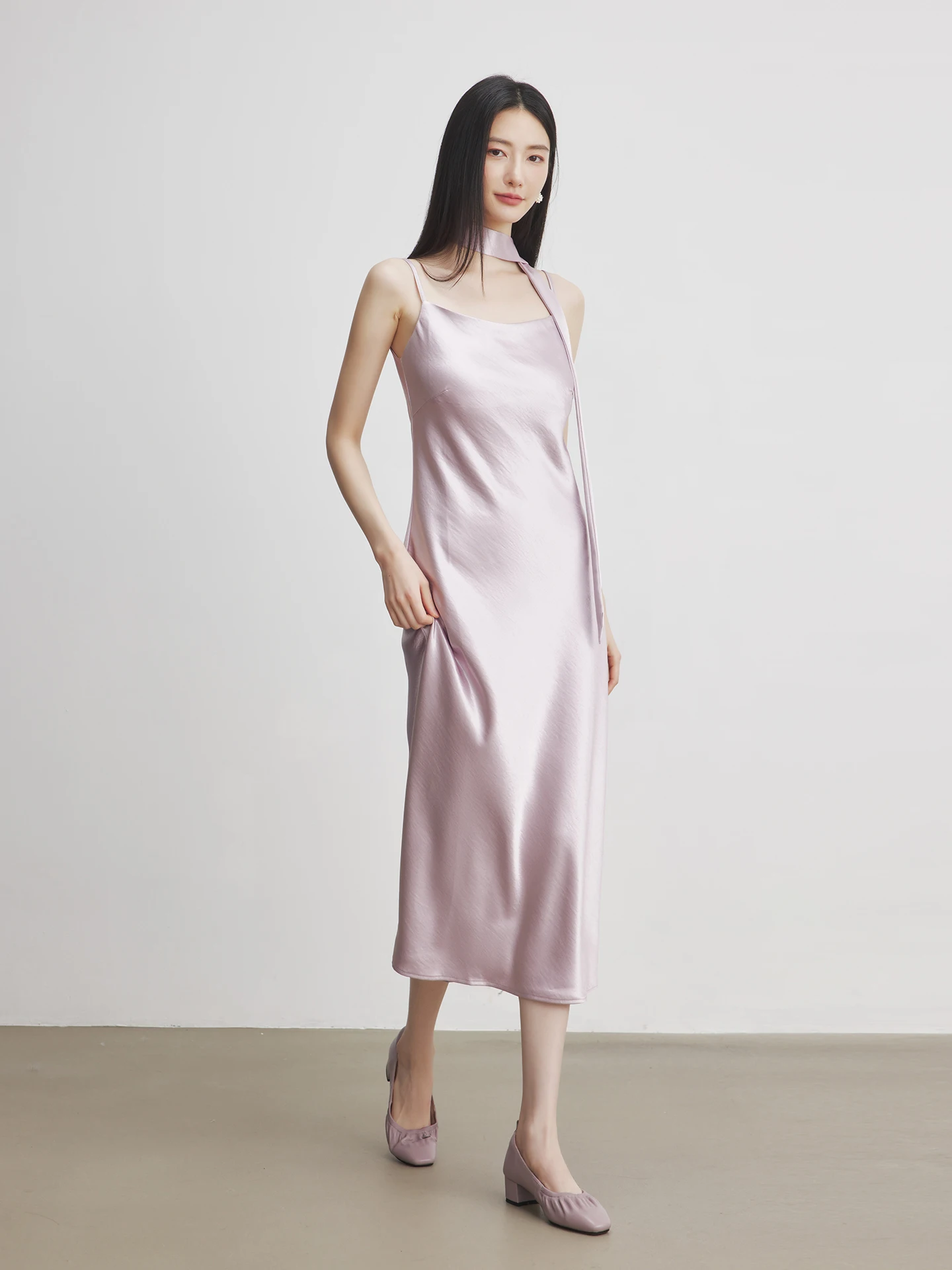 Annata Pink Satin Strapless Dress Women Summer Thin Strap Long Dress High Waist A-Line Skirt Moisture Wicking No Sleeve
Annata Pink Satin Strapless Dress Women Summer Thin Strap Long Dress High Waist A-Line Skirt Moisture Wicking No Sleeve