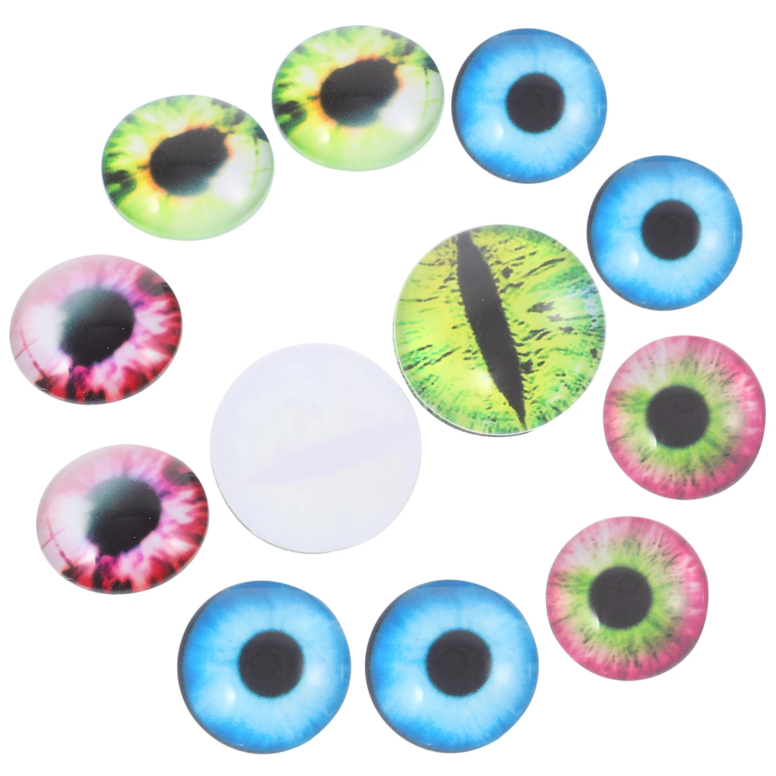10 Pairs Crystal Glass Eyes Realistic Round Decor Eyeballs Craft Supplies Accessories Jewelry Making Findings
10 Pairs Crystal Glass Eyes Realistic Round Decor Eyeballs Craft Supplies Accessories Jewelry Making Findings