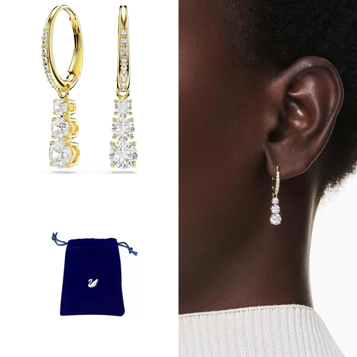Elegant Prong Set Crystal Stud Earrings Genuine S925 Sterling Silver Fine Jewellery
Elegant Prong Set Crystal Stud Earrings Genuine S925 Sterling Silver Fine Jewellery