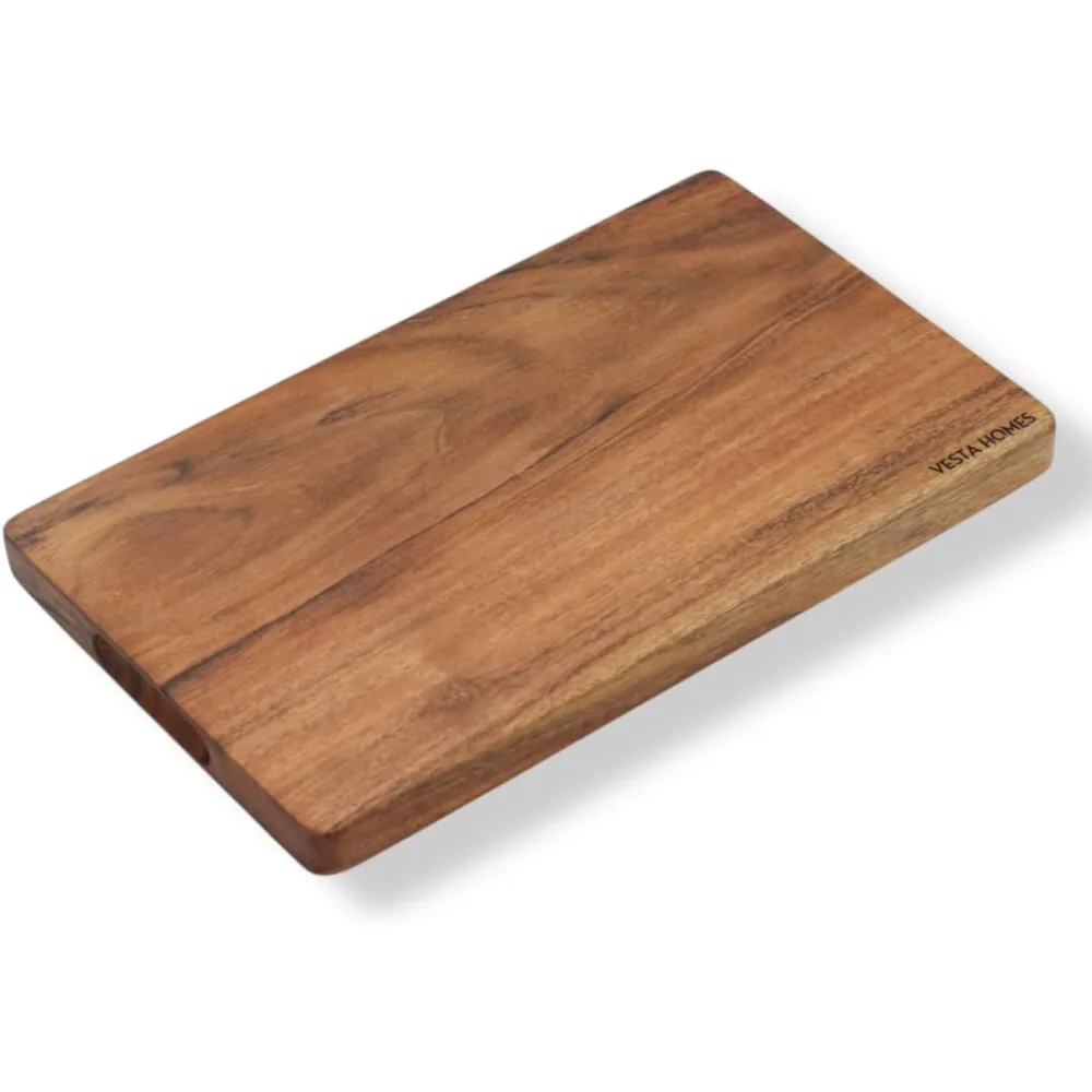 Single Block Wooden Chopping/Cutting Board for Kitchen Vegetables, Fruits & Cheese | Natural Acacia Wood | Natural Color, 15 x 9
Single Block Wooden Chopping/Cutting Board for Kitchen Vegetables, Fruits & Cheese | Natural Acacia Wood | Natural Color, 15 x 9