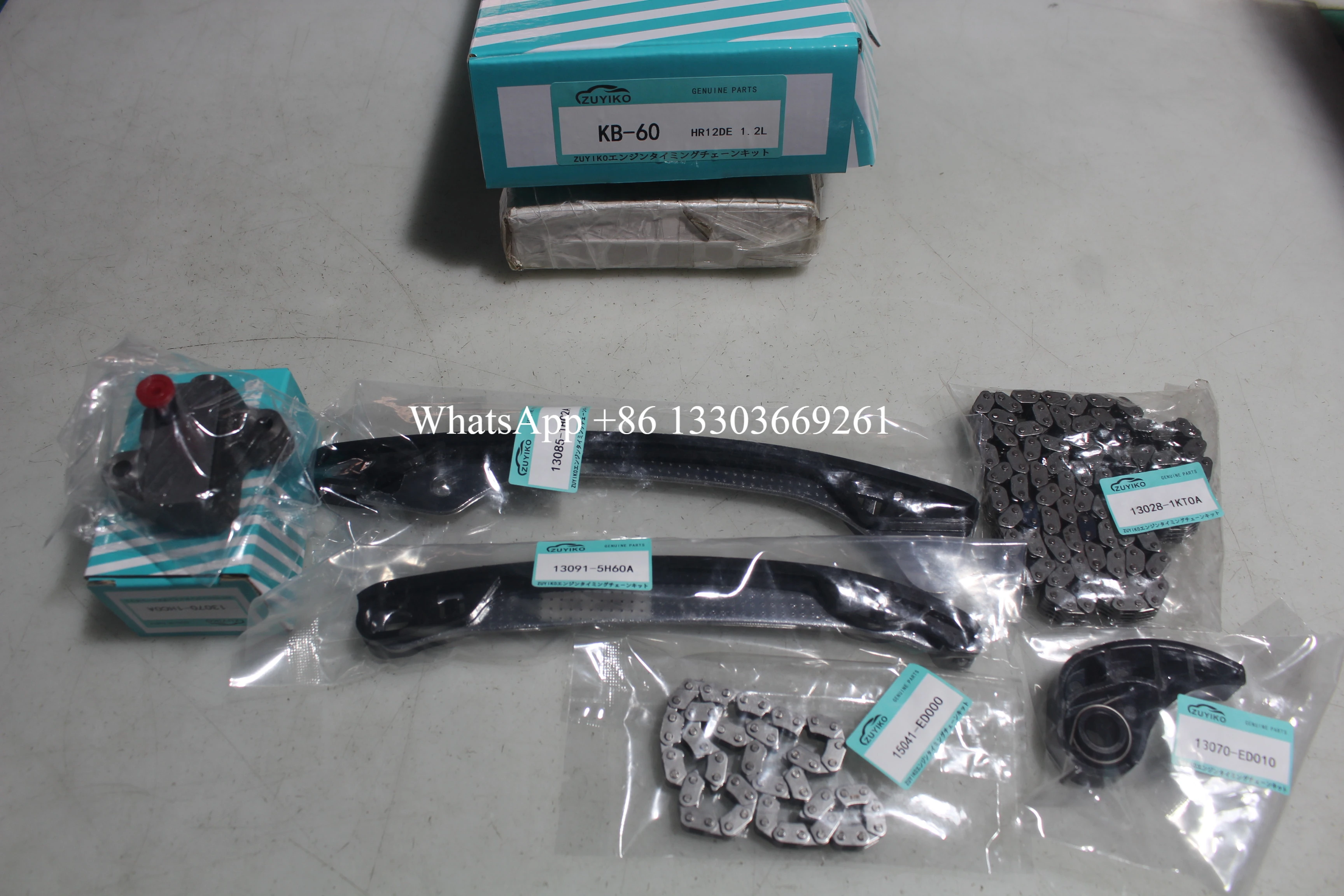 HR12DE TIMING CHAIN KIT FOR NISSAN hr12de engine timing chain set 1328-3AA0A KB-60
HR12DE TIMING CHAIN KIT FOR NISSAN hr12de engine timing chain set 1328-3AA0A KB-60