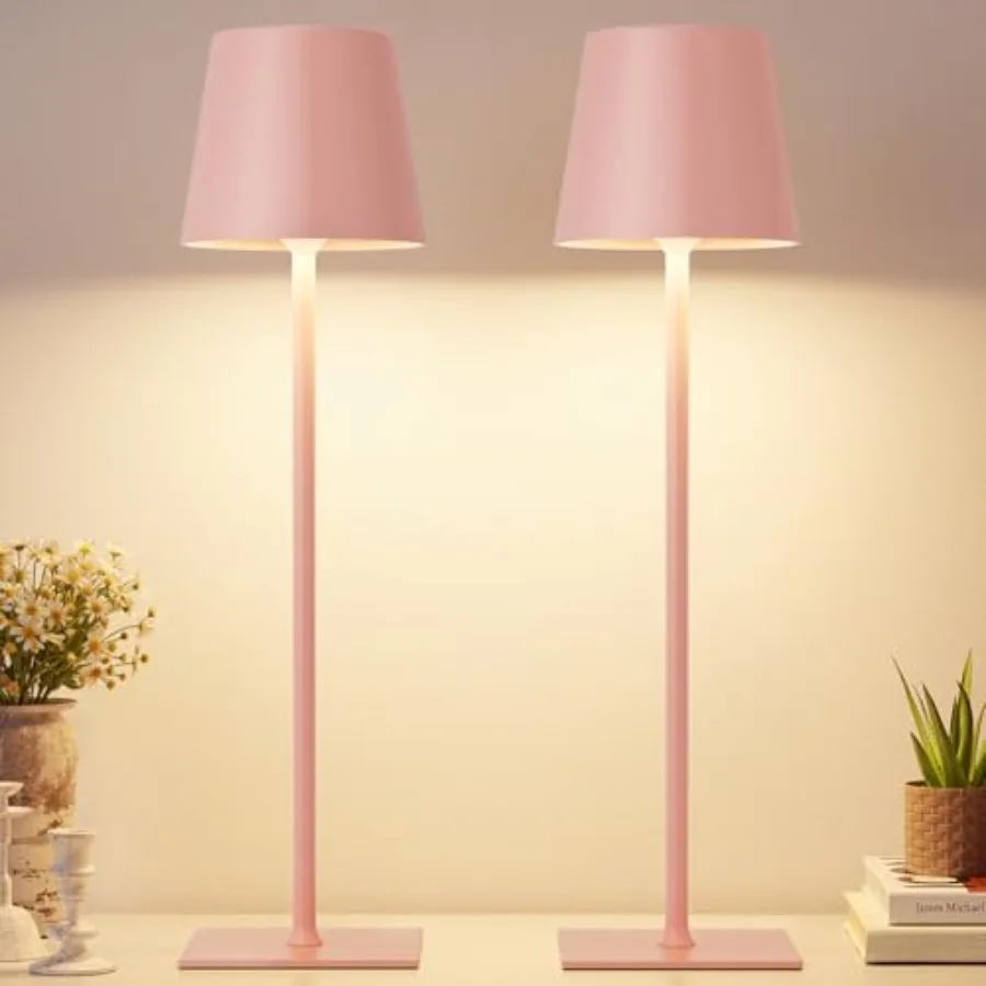 Cordless Rechargeable Table Lamp, Portable Desk Lamp with 5000mAh Battery, Touch Control Stepless Dimming, Wireless Night Light
Cordless Rechargeable Table Lamp, Portable Desk Lamp with 5000mAh Battery, Touch Control Stepless Dimming, Wireless Night Light
