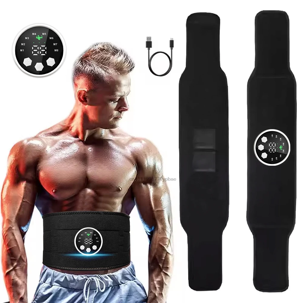 EMS Ab Belt Muscle Stimulator For Waist Toning - Compact Fitness Equipment Home Outdoor Body Shaping
EMS Ab Belt Muscle Stimulator For Waist Toning - Compact Fitness Equipment Home Outdoor Body Shaping