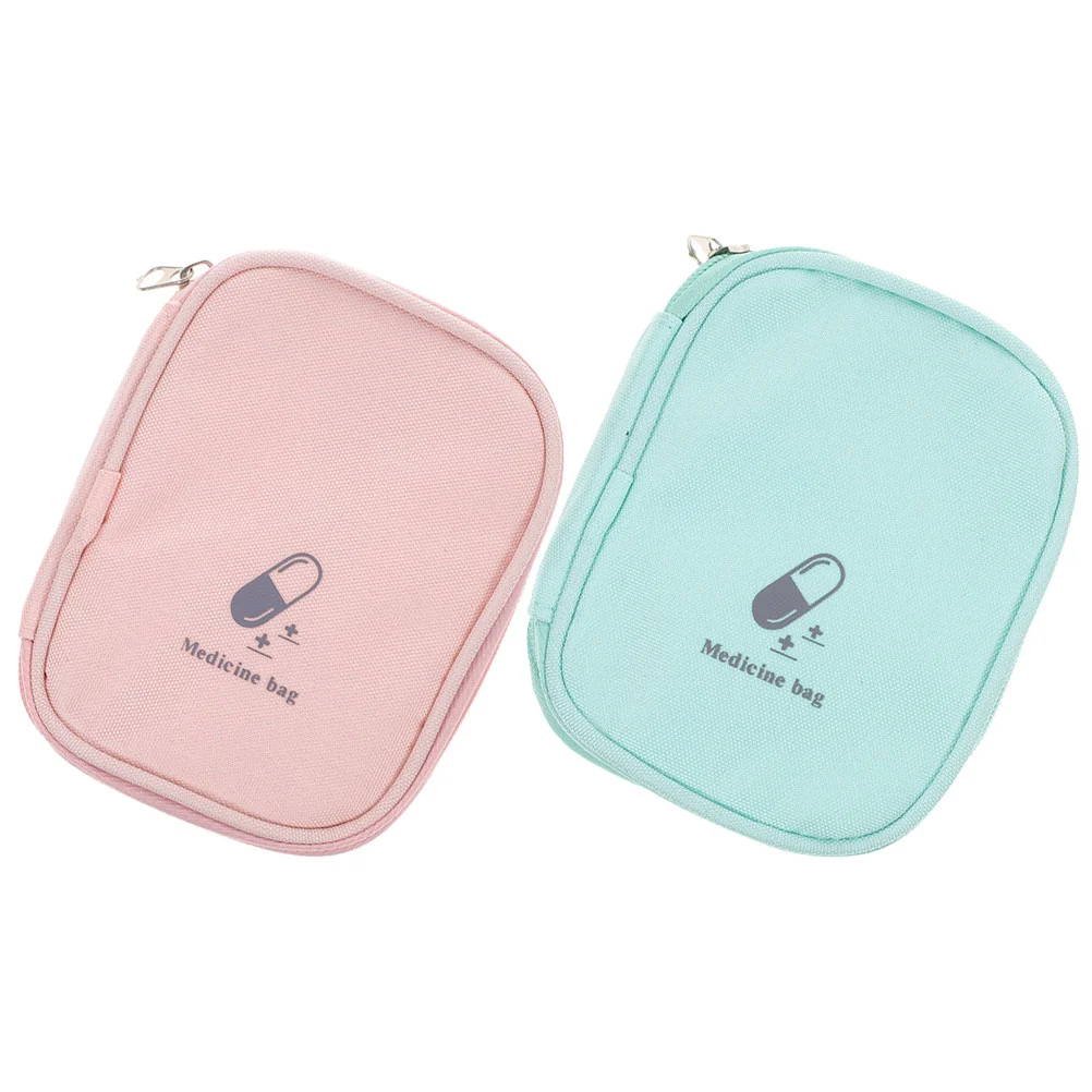 2 Pcs Portable Medical Kit Outdoor First Aid Small Pill Boxes Travel Nursing Bag Zipper Bags Waterproof Oxford Cloth Large
2 Pcs Portable Medical Kit Outdoor First Aid Small Pill Boxes Travel Nursing Bag Zipper Bags Waterproof Oxford Cloth Large
