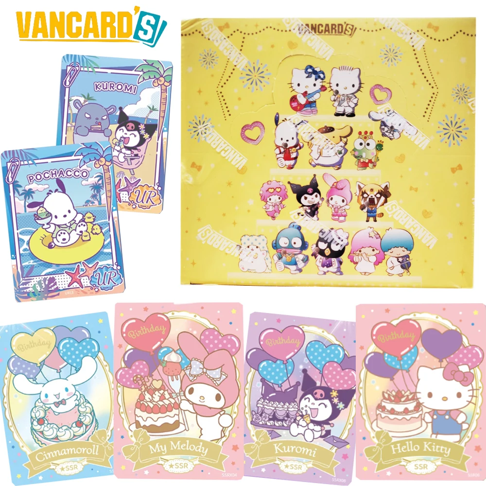 VANCARD'S Original Sanrio Collection Cards Cute Star Hello Kitty My Melody Summer Leisure Party Cards Popular IP Creative Gifts
VANCARD'S Original Sanrio Collection Cards Cute Star Hello Kitty My Melody Summer Leisure Party Cards Popular IP Creative Gifts
