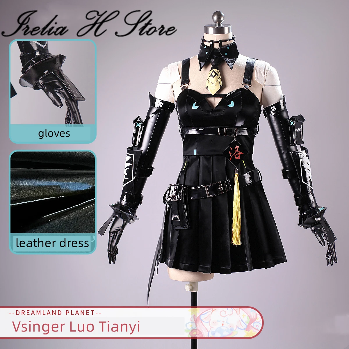 Irelia H Vsinger Luo Tiani Косплей Костюм для женщин кожаное платье униформа 
Irelia H Vsinger Luo Tiani Косплей Костюм для женщин кожаное платье униформа