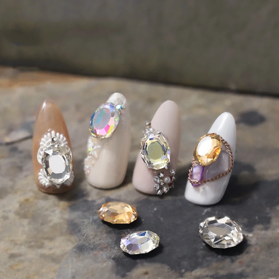 100pcs 6x8mm Baroque Mirror Nail Parts Crystal Rhinestone Multi-colors Nails Accessories Flat Bottom Nail Art Decoration
100pcs 6x8mm Baroque Mirror Nail Parts Crystal Rhinestone Multi-colors Nails Accessories Flat Bottom Nail Art Decoration